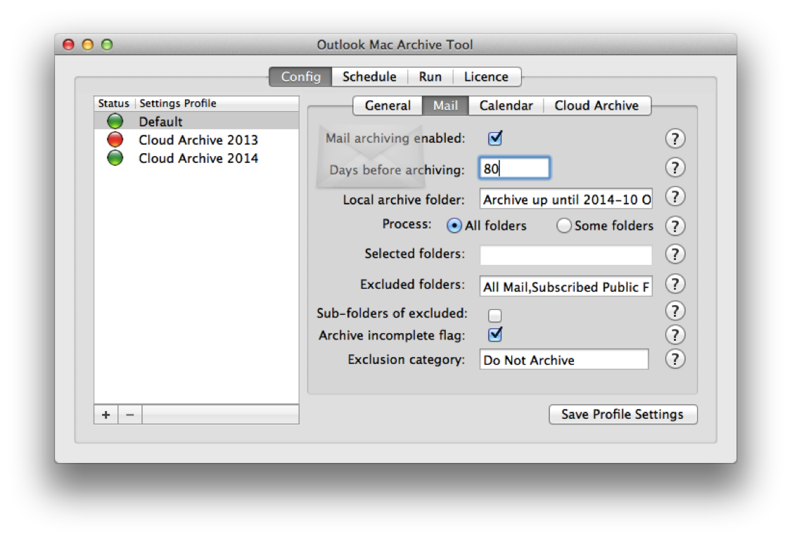 enable archive support for outlook for mac
